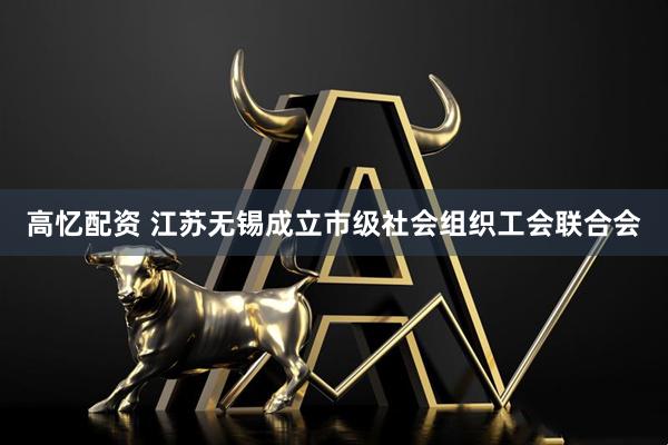 高忆配资 江苏无锡成立市级社会组织工会联合会